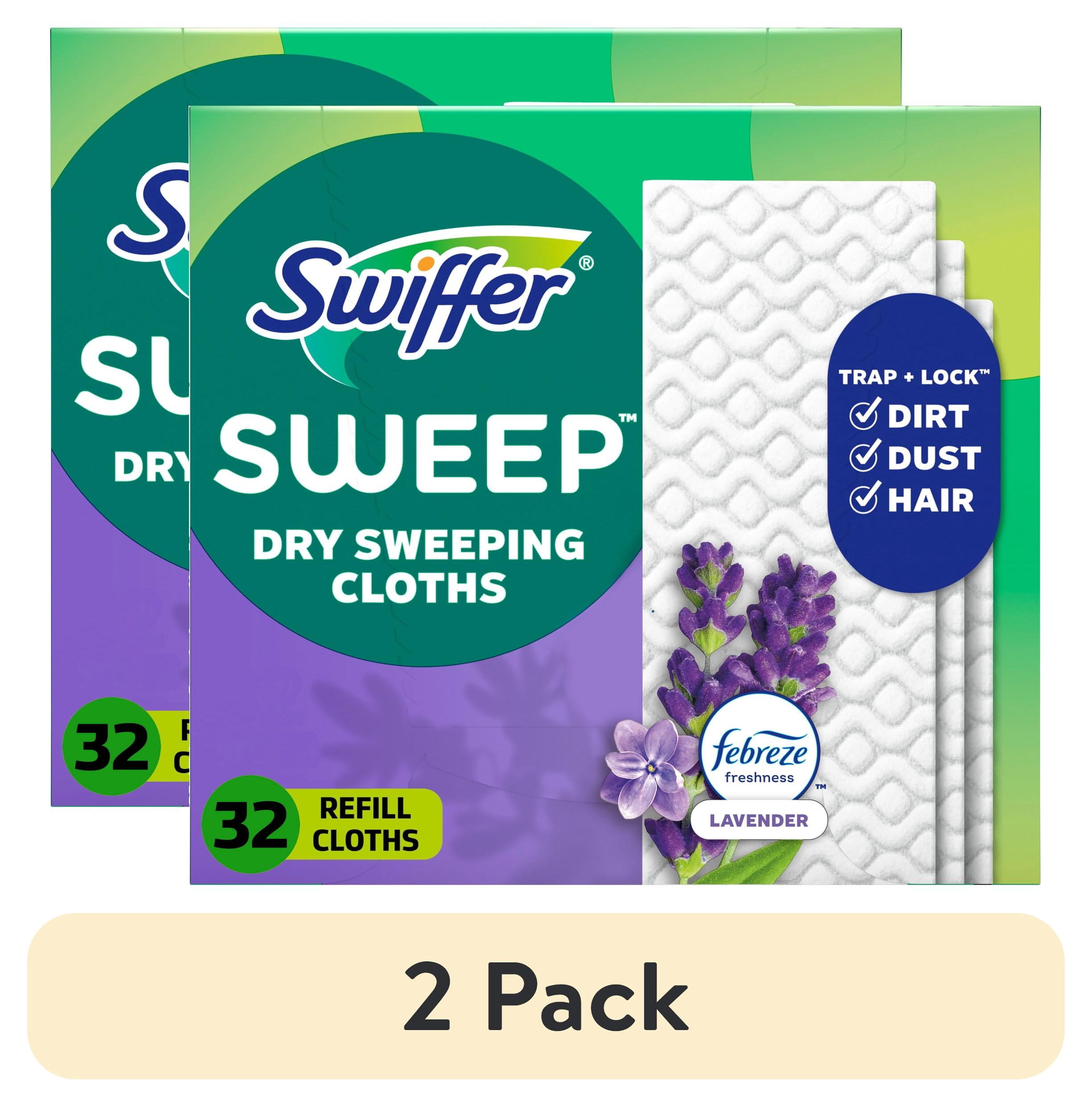 (2 pack) Swiffer Hair Magnet Refills, Lavender Scent, 32 Count