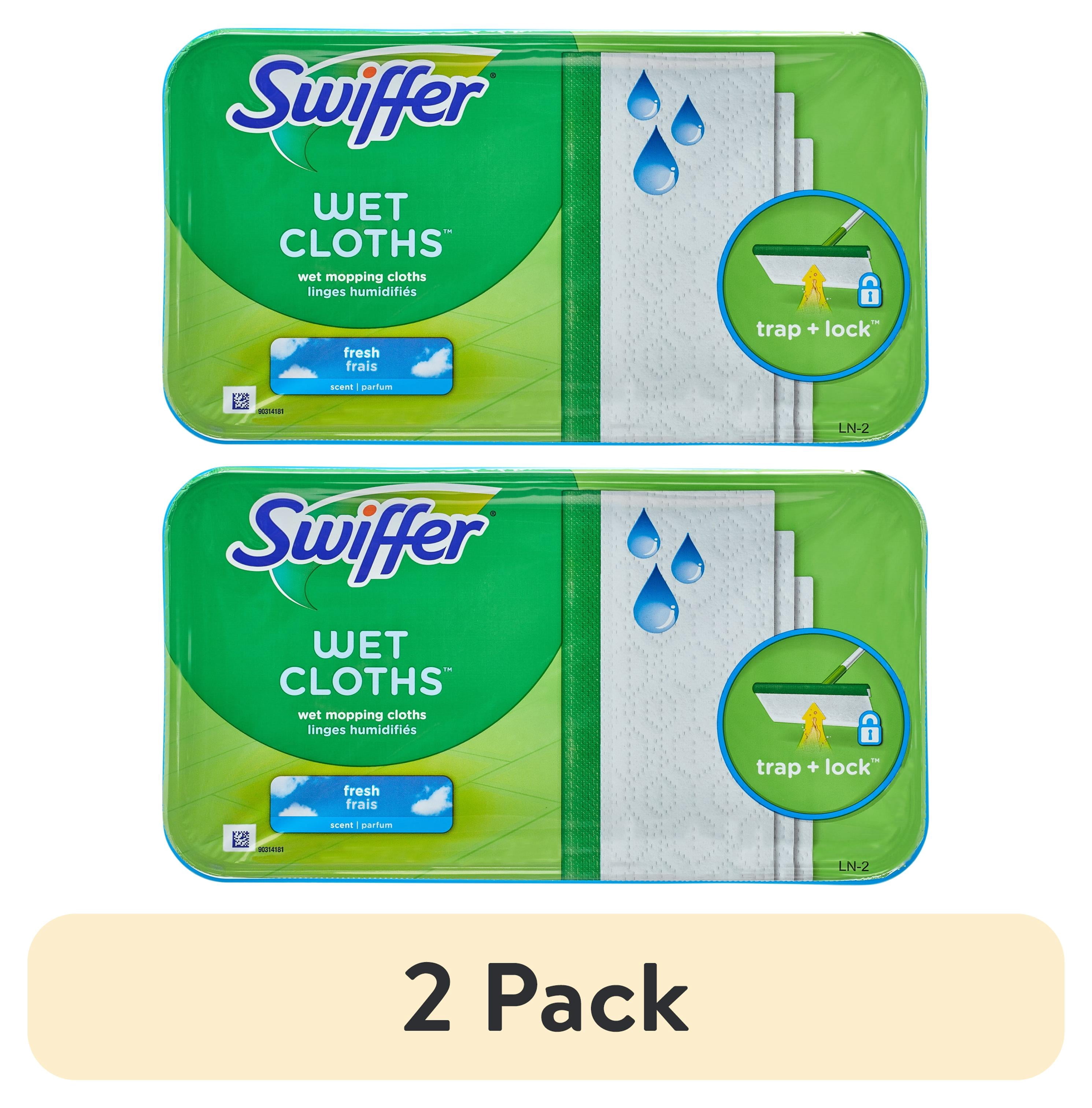 (2 pack) Swiffer Mop & Go Wet Refills, Fresh, 24 Count
