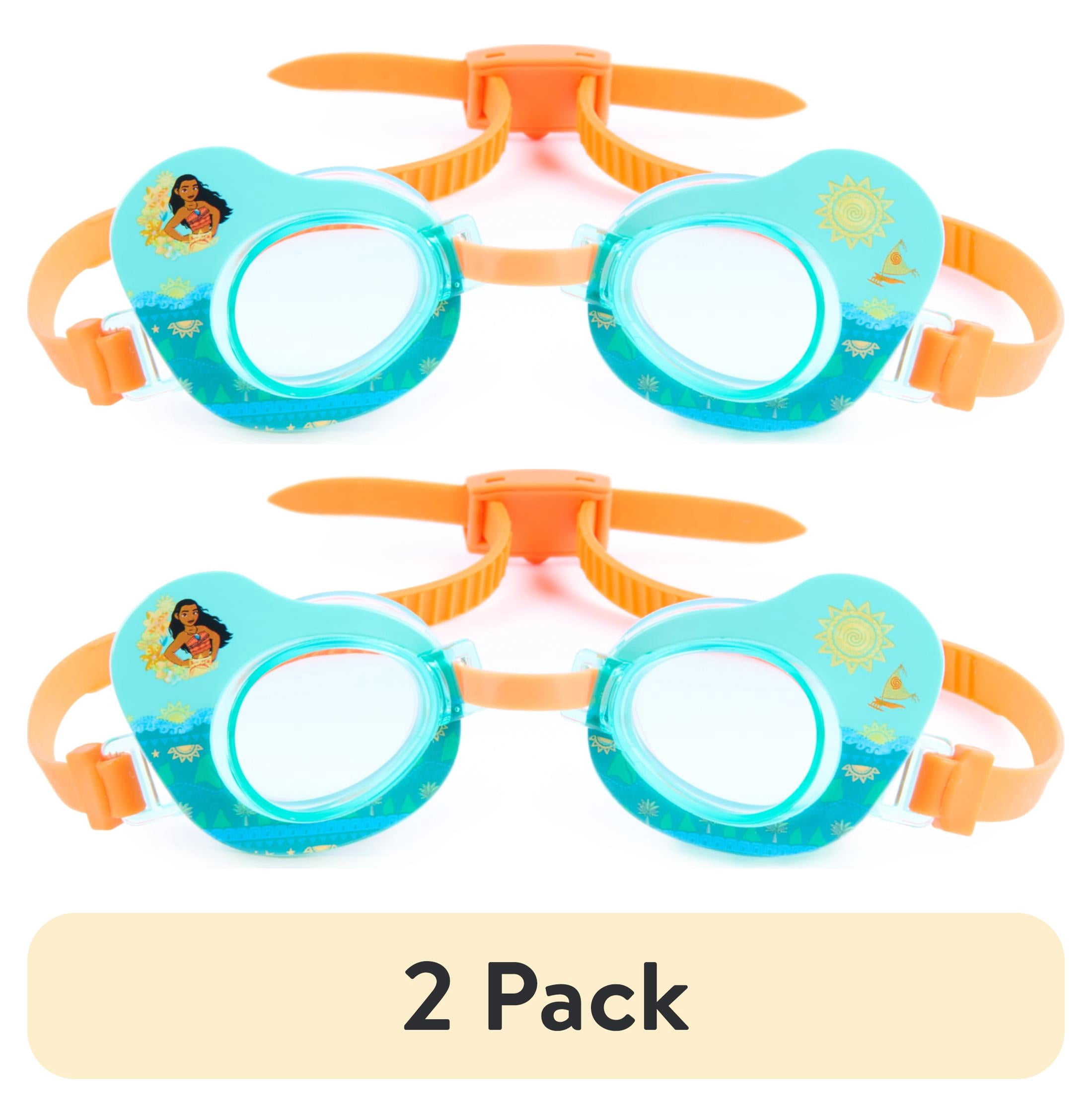 (2 pack) SwimWays Disney Moana Swim Goggles for Kids Ages 3 and Up
