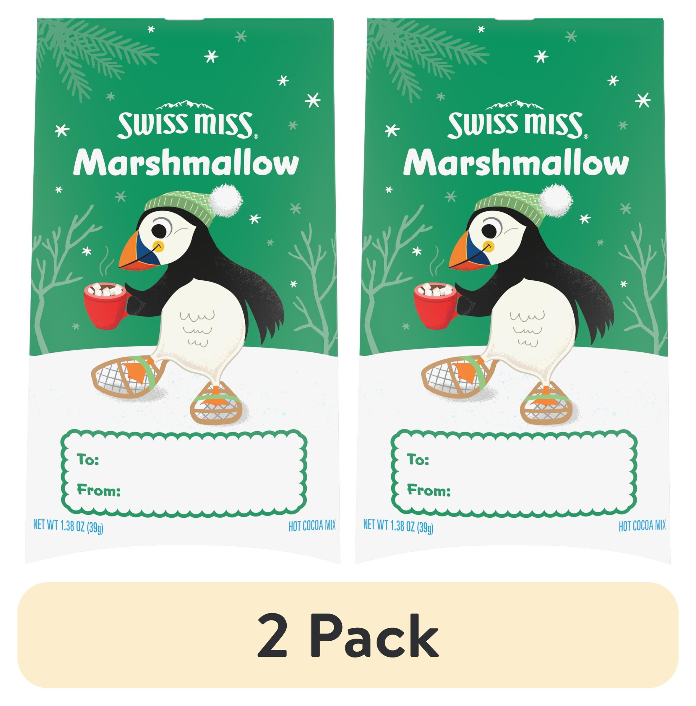 2 pack) Swiss Miss Hot Cocoa Mix Gift Ornament Milk Marshmallow