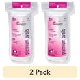 thumbnail image 1 of (2 pack) Swisspers Premium Cotton Ovals, 100% Chlorine Free Cotton, Dermatologist Tested, Soft, Strong, Sensitive Skin Safe, Absorbent, Hypoallergenic, Cruelty-Free, Vegan, Paraben Free, 50 Pads, 1 of 9