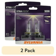 2 pack Sylvania 9006 XtraVision Halogen Headlight Bulb, 2 Pack, Compatible with Multiple Cars