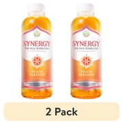 2 pack Synergy Peach Paradise Kombucha 16 fl oz