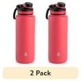 thumbnail image 1 of (2 pack) TAL Stainless Steel Ranger Water Bottle 40 oz, Pink, 1 of 9