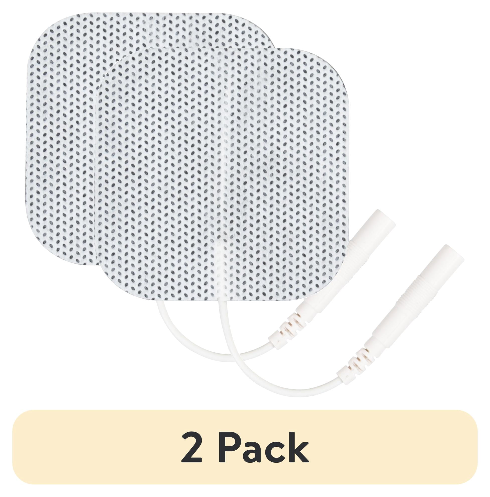 (2 pack) TENS 7000 Official TENS Unit Electrode Pads, 8 Pack, Premium Quality OTC Replacement Pads, 2" X 2"