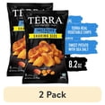 thumbnail image 1 of (2 pack) TERRA Sea Salt Wavy Sweet Potato Snack Chips, Sharing Size, 8.2 oz, 1 of 10