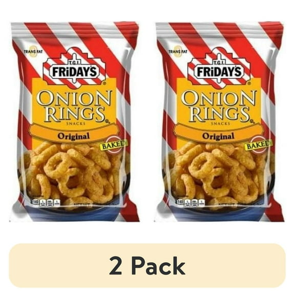 (2 pack) TGI Fridays Onion Rings, 2 Ounce - 6 per case.