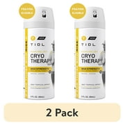 (2 pack) TIDL Max Strength Cryotherapy Menthol & Camphor Pain Relief Spray for Body Aches & Pains, 3 fl oz