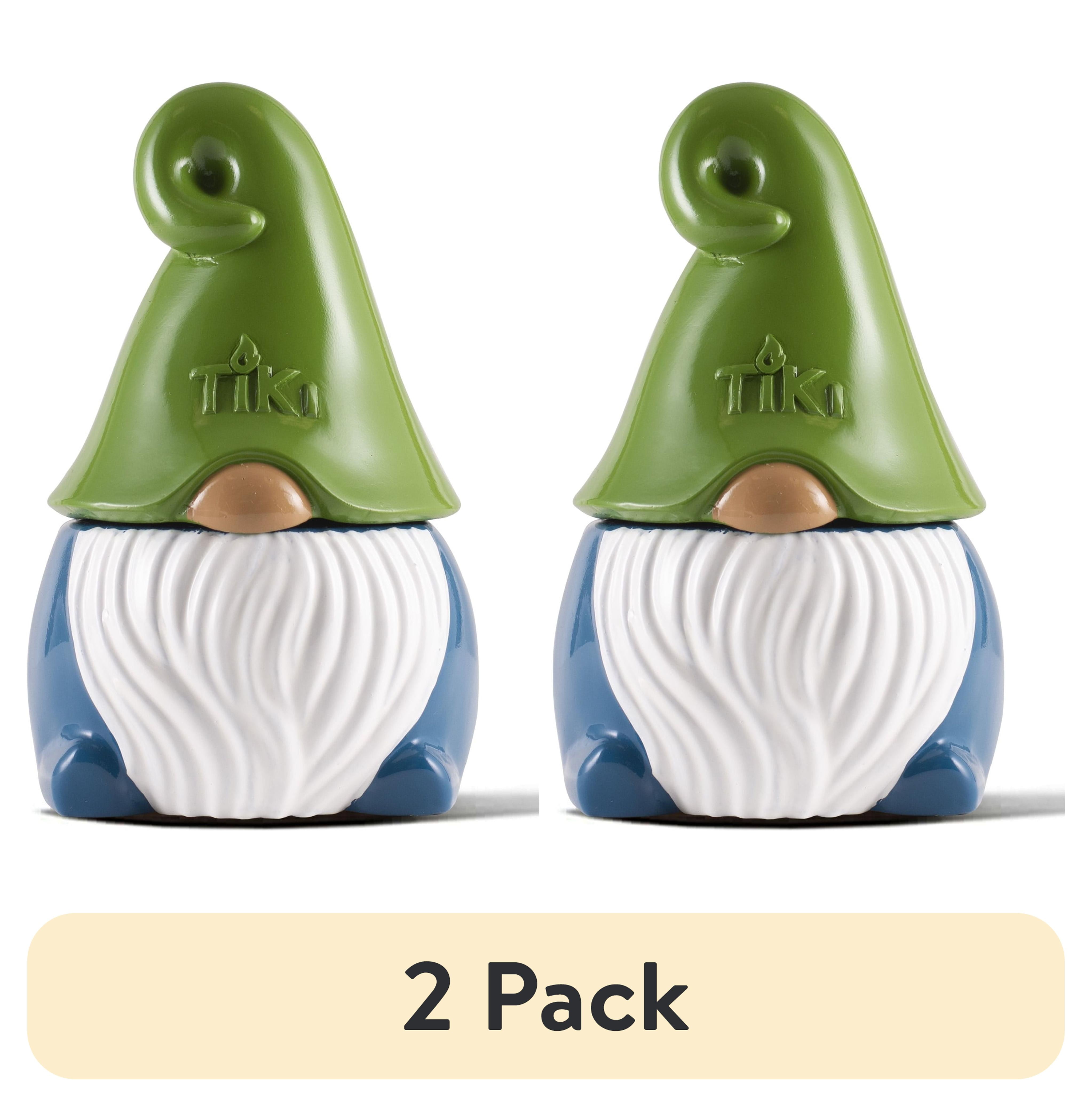 2 pack) TIKI Brand 6.25 Inch Table Torch Gnome Friend Blue