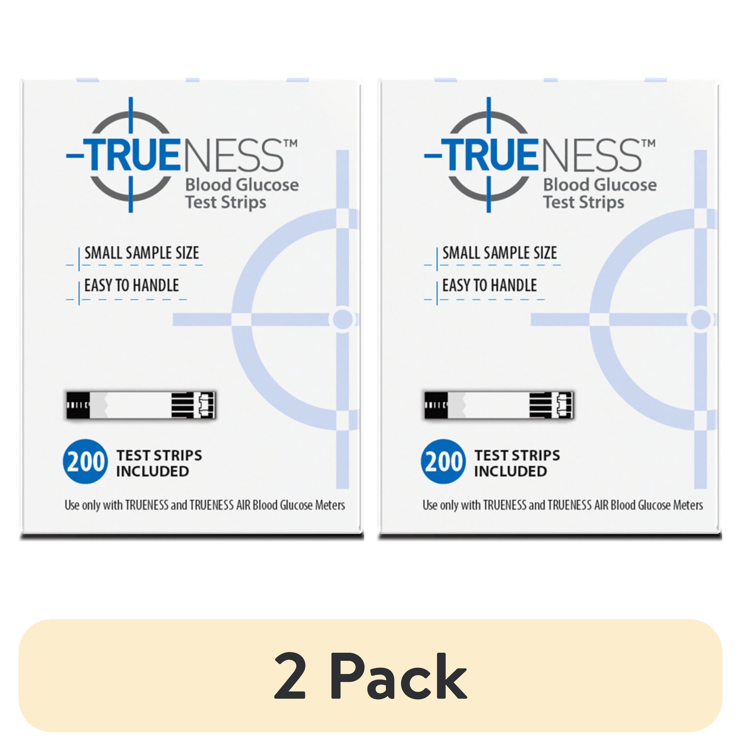 (2 pack) TRUENESS Blood Glucose Test Strips, 200 count