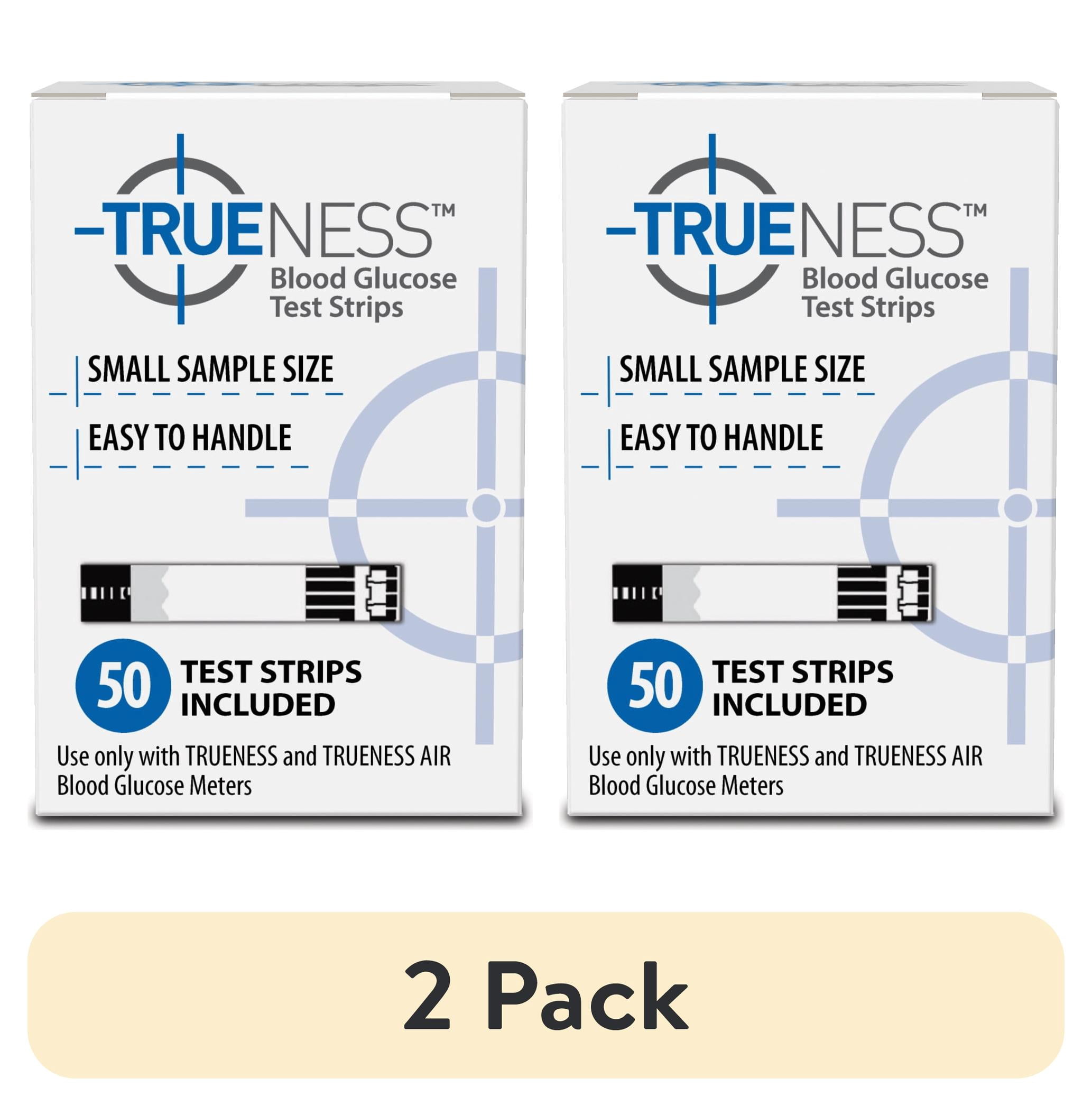 (2 pack) TRUENESS Blood Glucose Test Strips, 50 count