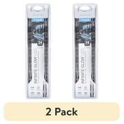 TYPE S - Infinite Glow White LED Ambient Lighting - Car LED Strip Lights, Light Sync Technology, 3M Adhesive, Trimmable, 12V, 2 x 12" White Strips, 24 inches