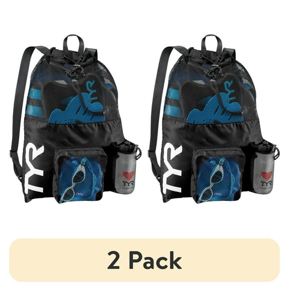 (2 pack) TYR 40L Big Mesh Mummy Backpack - Black