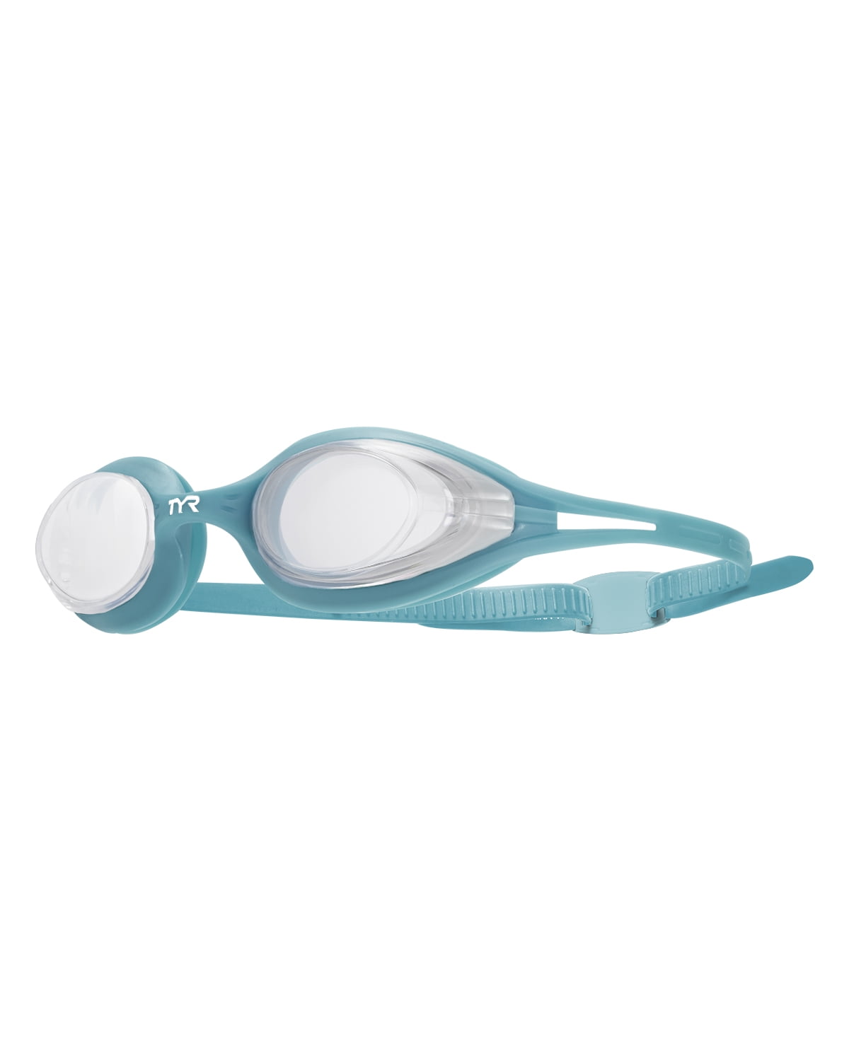 (2 pack) TYR Adult Fit Hydra Flare Non-Mirrored  Swim Goggle - Blue Moon