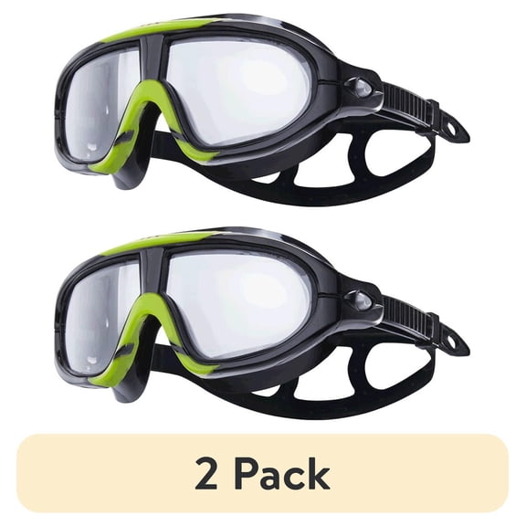 (2 pack) TYR Adult Orion Swim Mask - Smoke/Black