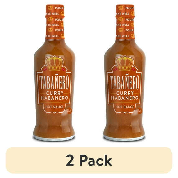 (2 pack) Tabanero Curry Habanero Hot Sauce - 5 oz.