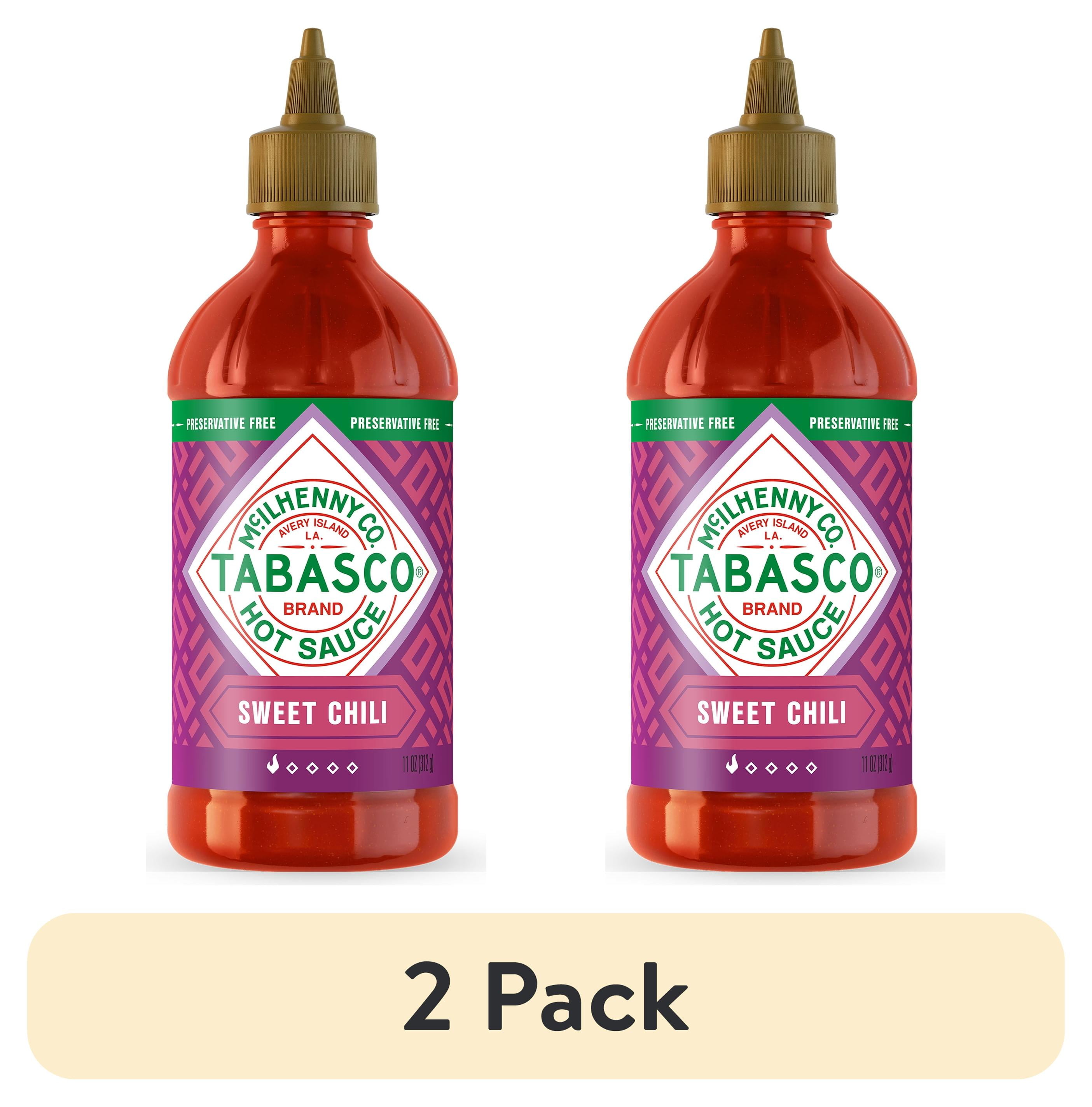 2 pack) Tabasco Sweet Chili Sauce, 11 oz Regular Squeezable