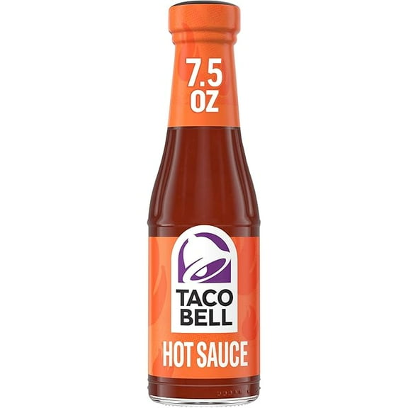 2 pack Taco Bell Hot Sauce, 7.5 oz Bottle