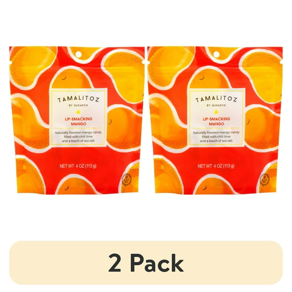 (2 pack) Tamalitoz By Sugarox Mango Candy, 4 Oz