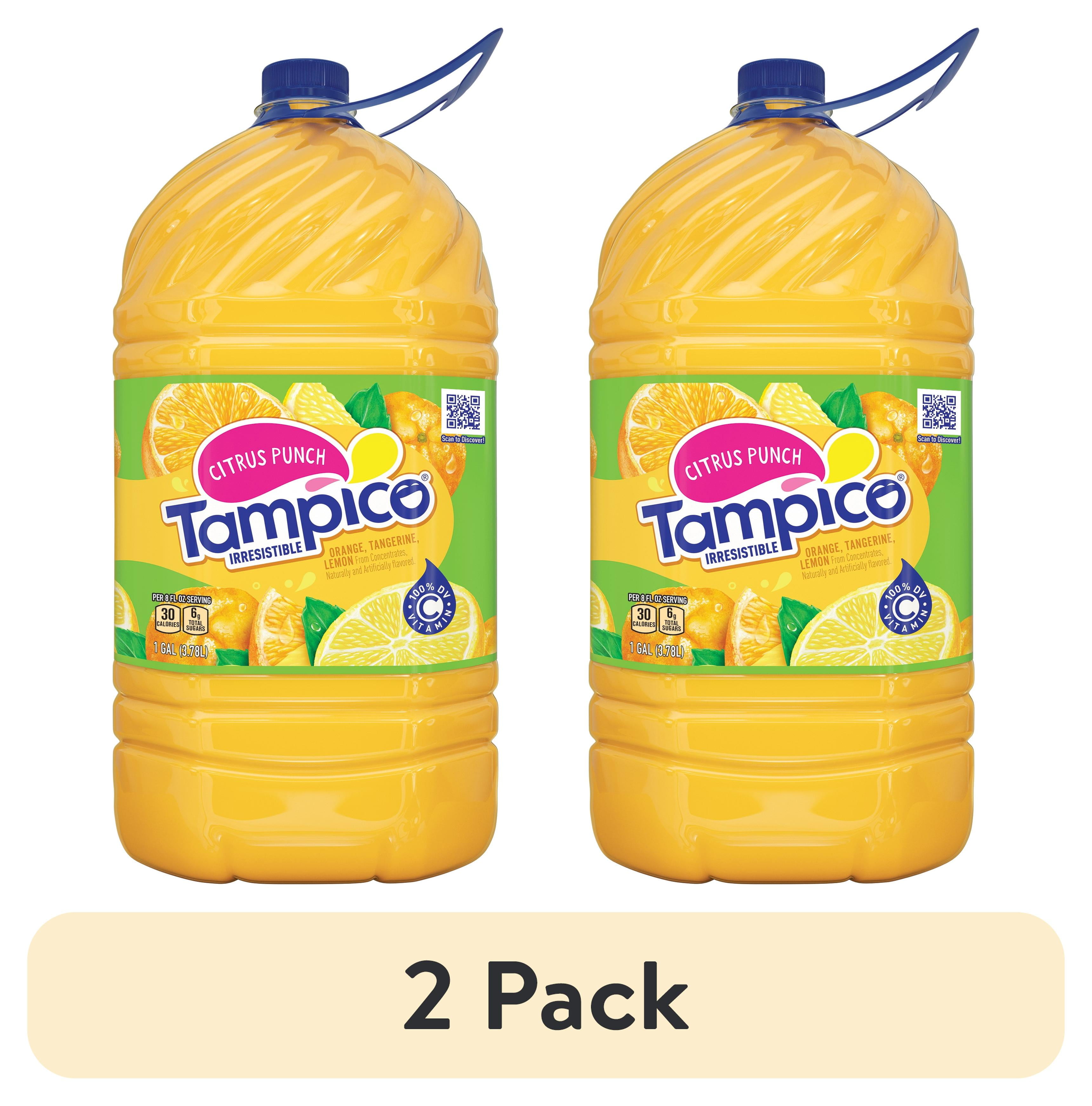(2 pack) Tampico Citrus Punch, Orange Tangerine Lemon Juice Drink 1 Gallon
