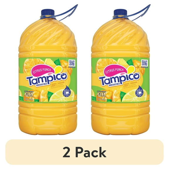 (2 pack) Tampico Citrus Punch, Orange Tangerine Lemon Juice Drink 1 Gallon