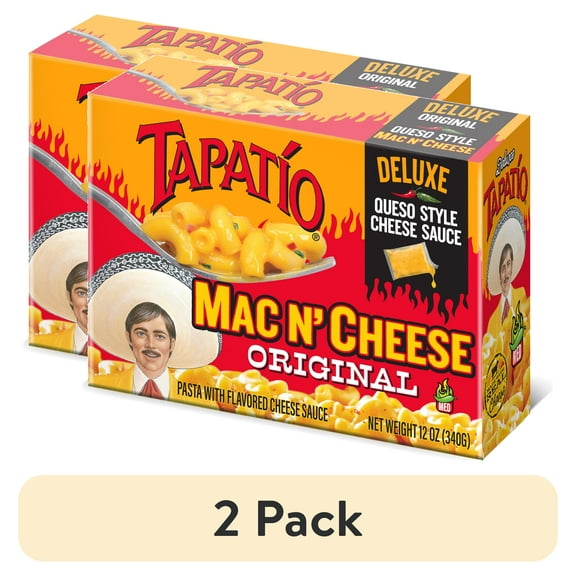 (2 pack) Tapatio Mac N Cheese Deluxe Original Dinner 12 oz. Ready to cook