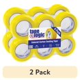 thumbnail image 1 of (2 pack) Tape Logic Carton Sealing Tape,2x110 yd.,Yellow,PK6 T90222Y6PK, 1 of 6