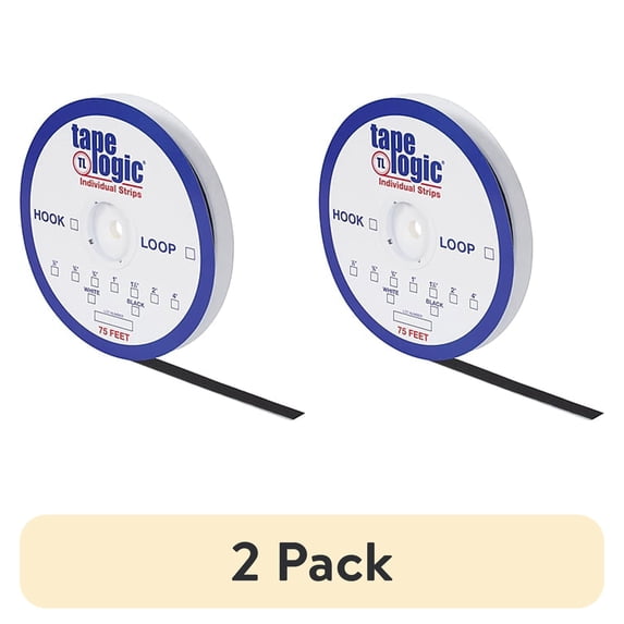 (2 pack) Tape Logic Individual Tape Strips Hook,4x75 ft. HLT125