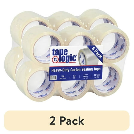 Tape Logic® #900 Economy Tape, 3" x 55 Yd., Clear, Case Of 6