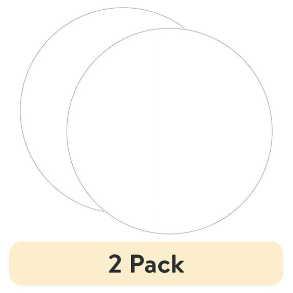 (2 pack) Tape Logic Label,Removable,3/4" Circles,White DL1388WH