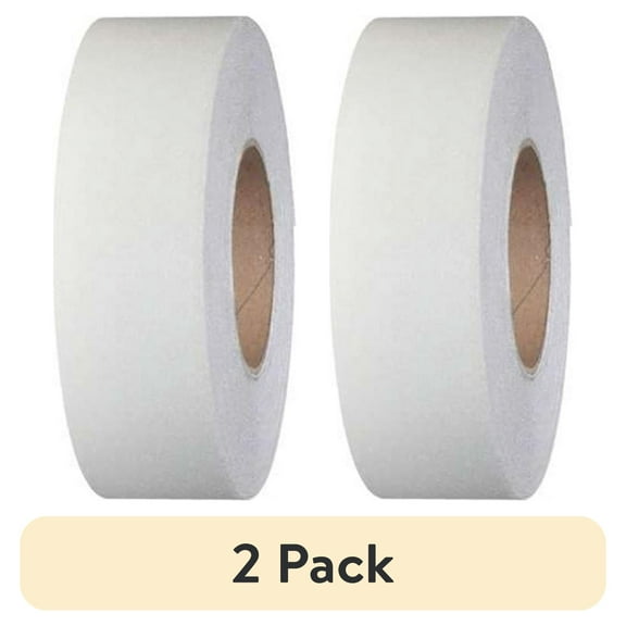 (2 pack) Tape Logic® Heavy-Duty Antislip Tape, 3" Core, 2" x 60', Clear