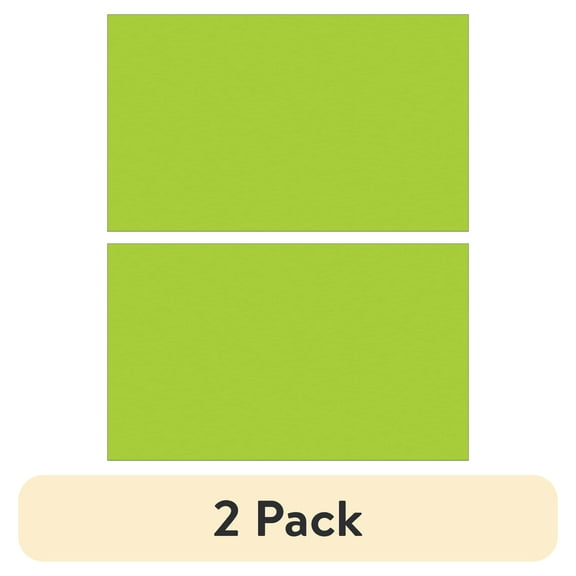 (2 pack) Tape Logic Inventory Rectangle Labels 2" x 4" Fluorescent Green 500/Roll DL636J
