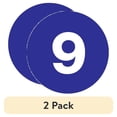 thumbnail image 1 of (2 pack) Tape Logic 1" Circle "9" Number Label Dark Blue 500/Roll DL6759, 1 of 3