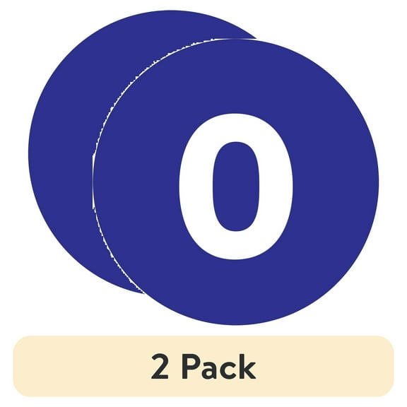 (2 pack) Tape Logic Labels,Number 0,3" Circle DL1339