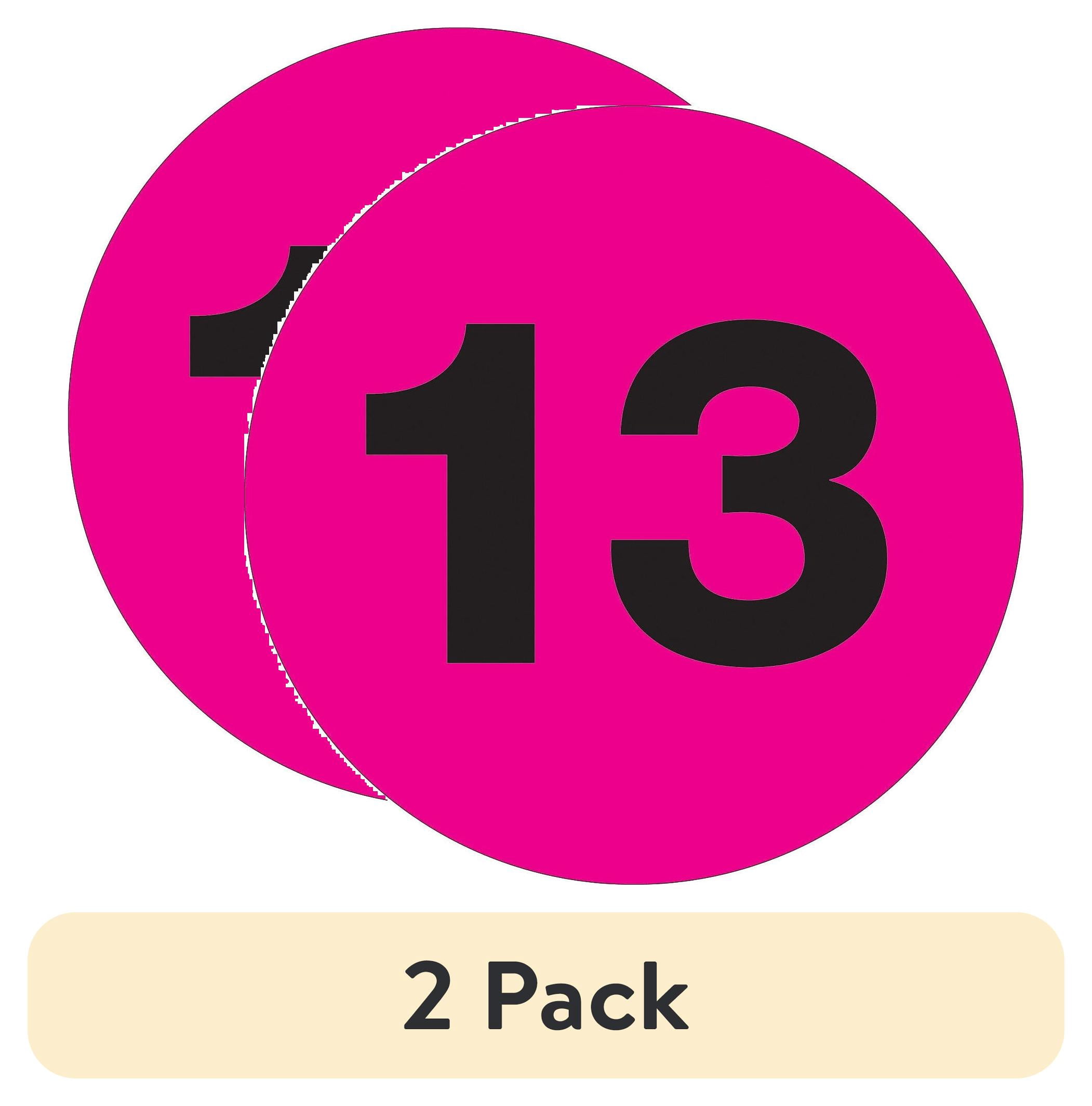 (2 pack) Tape Logic Number Labels 