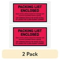 thumbnail image 1 of (2 pack) Tape Logic "Packing List Enclosed" Envelopes 5 1/2" x 10" Red 1000/Case PL469, 1 of 2