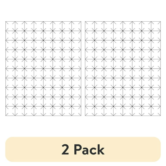 (2 pack) Tape Logic Rectangular Laser Labels 1" x 1" White 8000/Case LL105