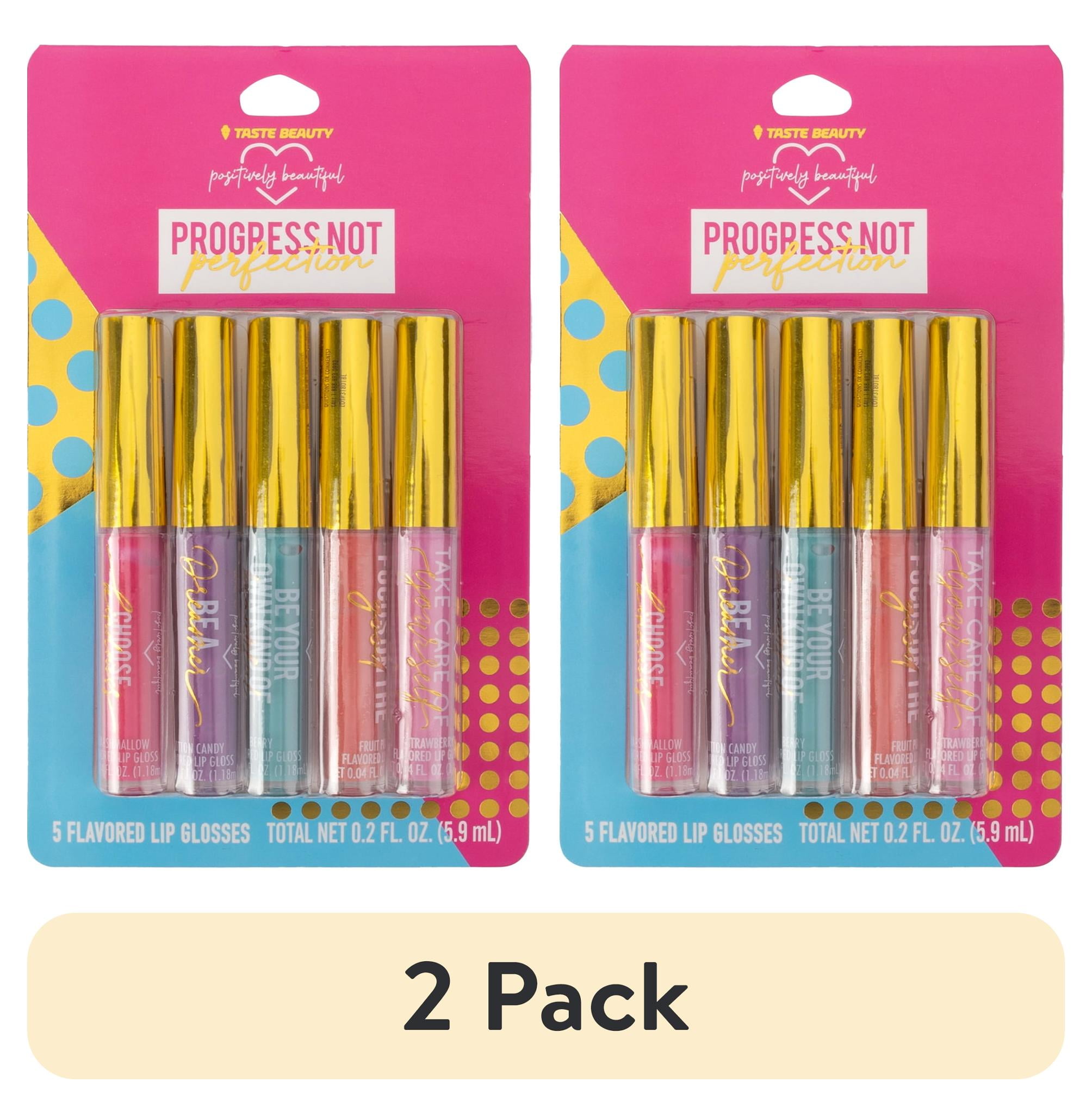 (2 pack) Taste Beauty Power Line - Lip Gloss 5 pack, .19 oz