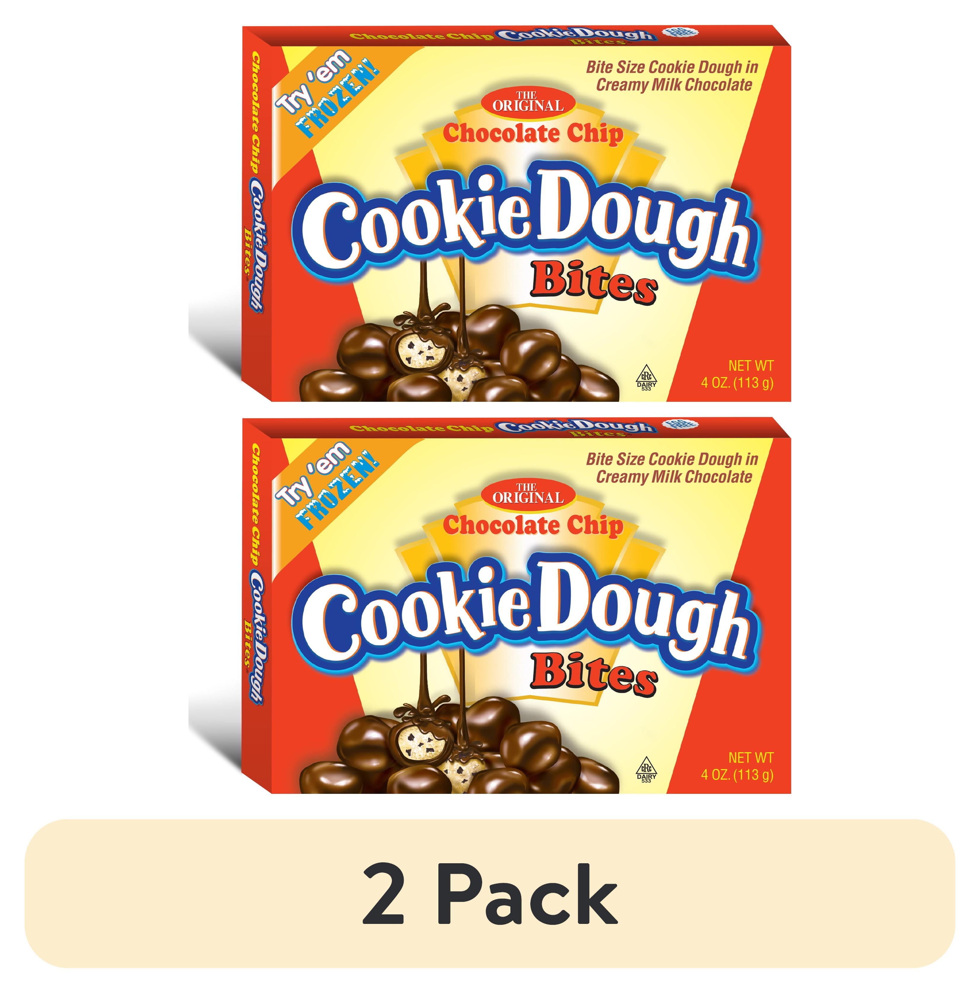(2 pack) Taste of Nature Chocolate Chip Cookie Dough Bites, 4 oz.