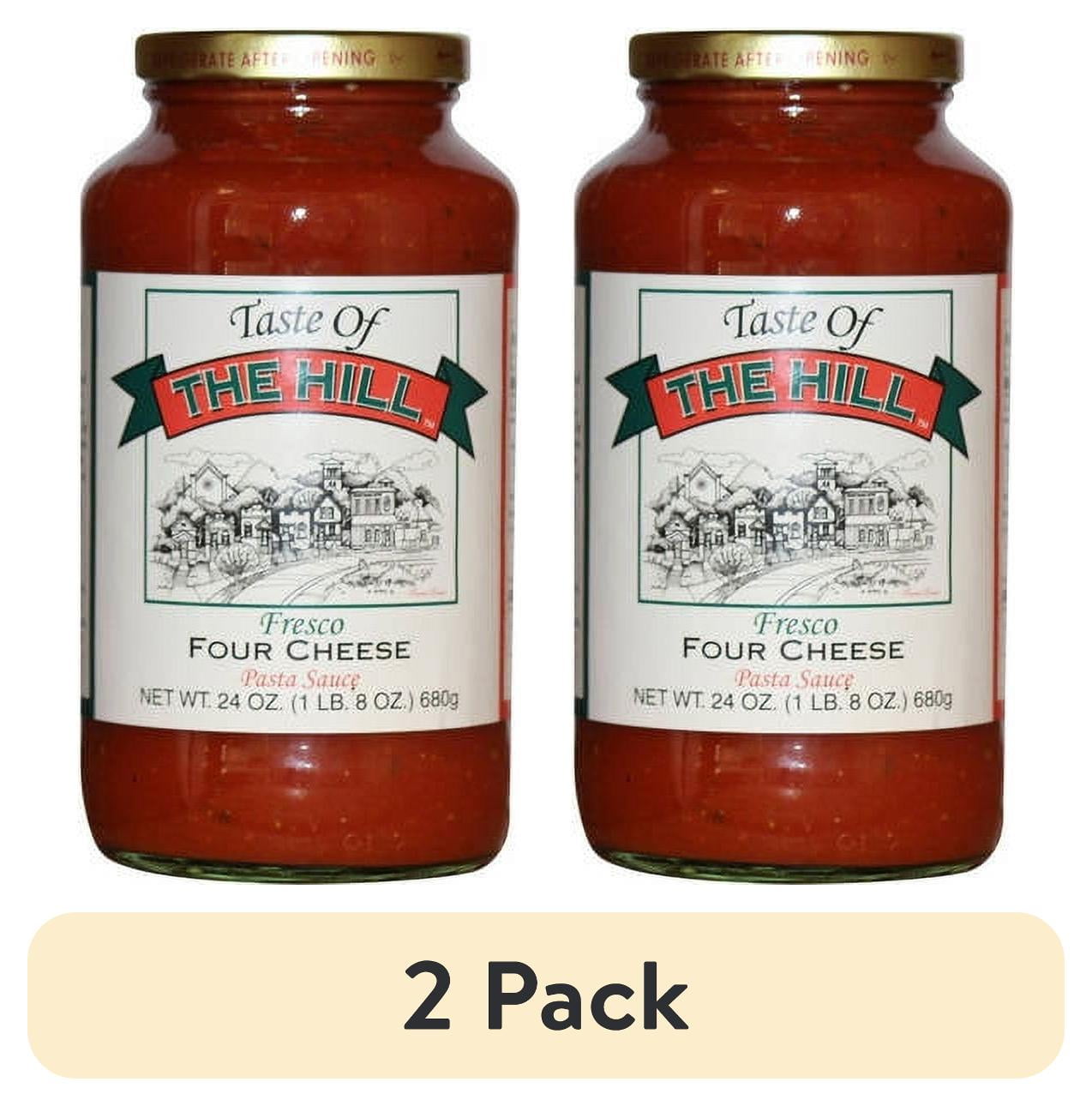 (2 pack) Taste of the Hill Four Cheese Pasta Sauce, 24 oz