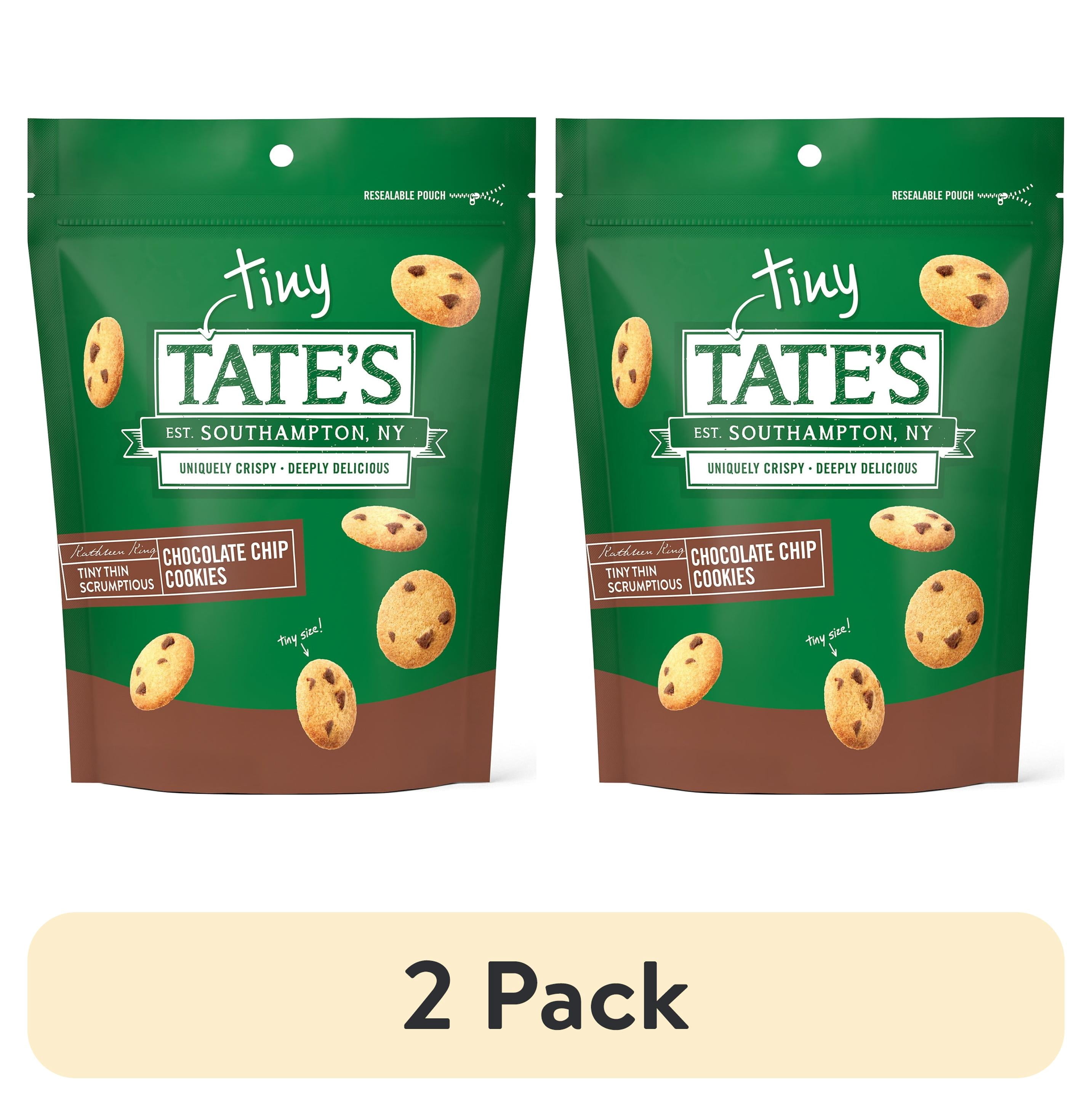 (2 pack) Tate's Bake Shop Tiny Chocolate Chip Cookies, 5.5 oz