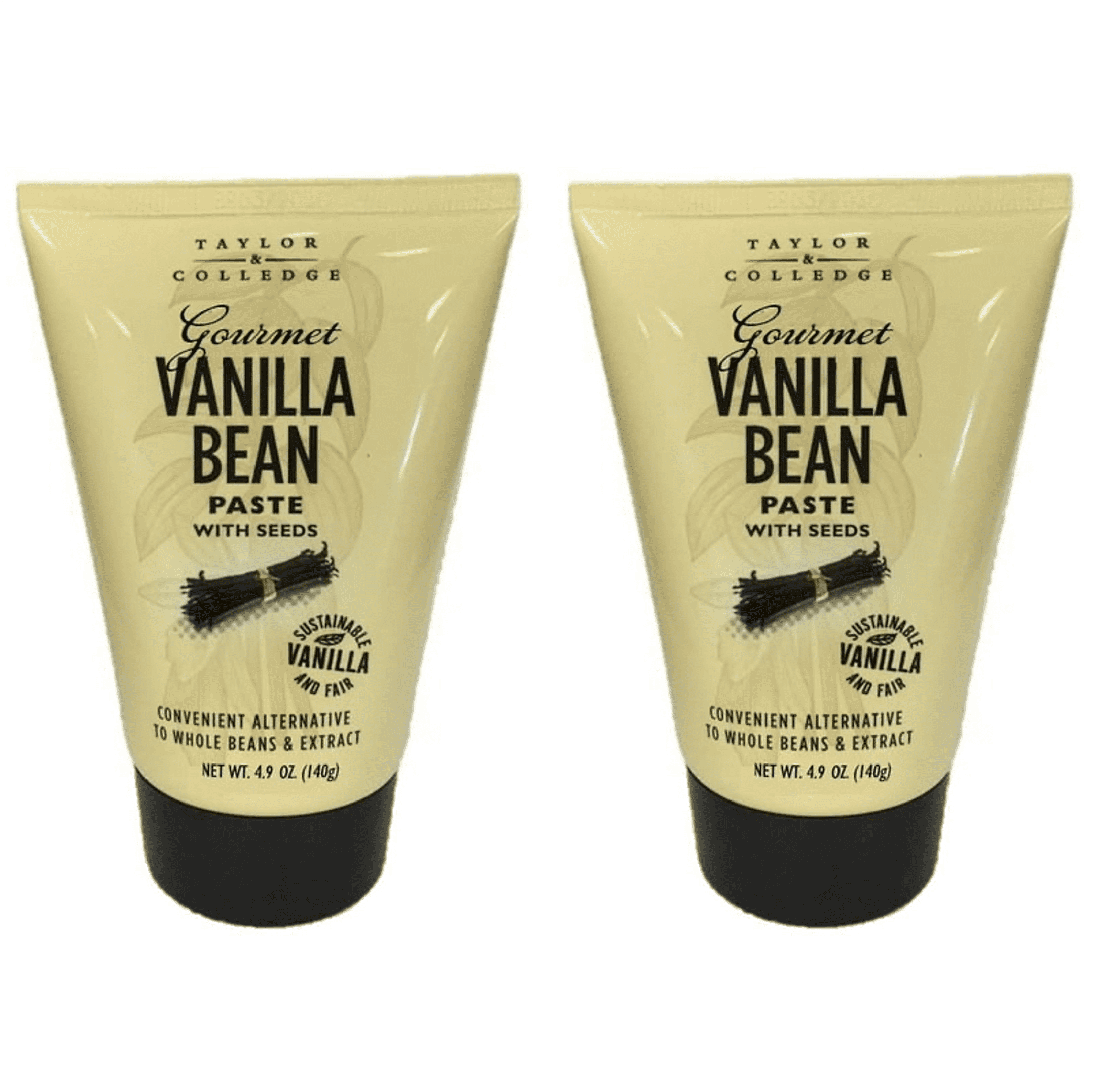 (2 pack) Taylor & Colledge Natural Vanilla Paste, 4.9oz tube