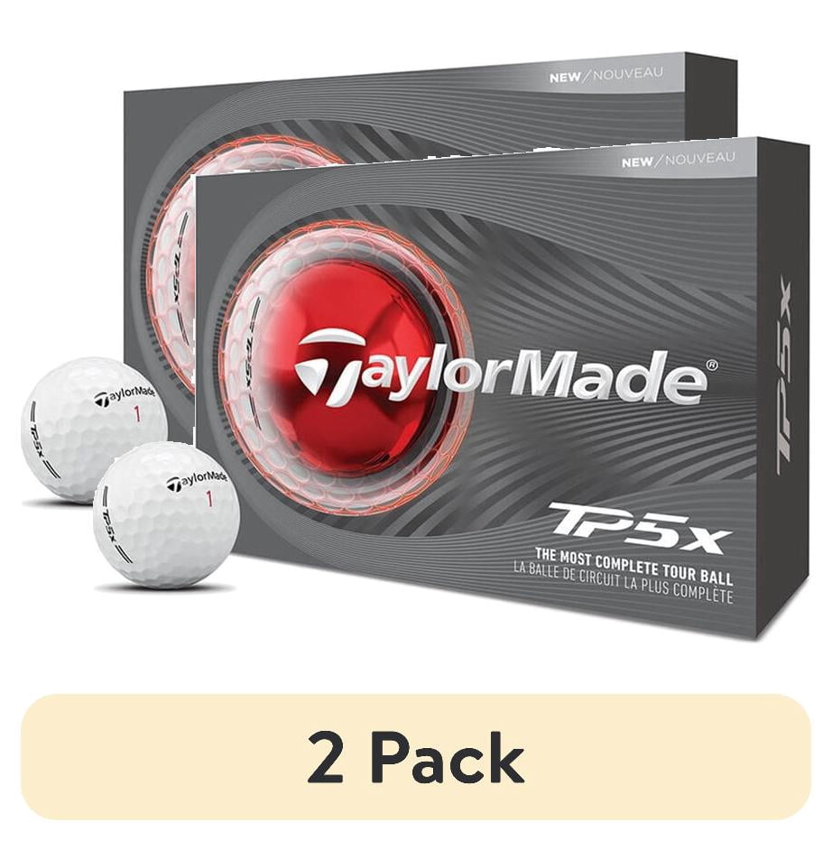 (2 pack) TaylorMade 2026 TP5X Golf Balls 12pk, White