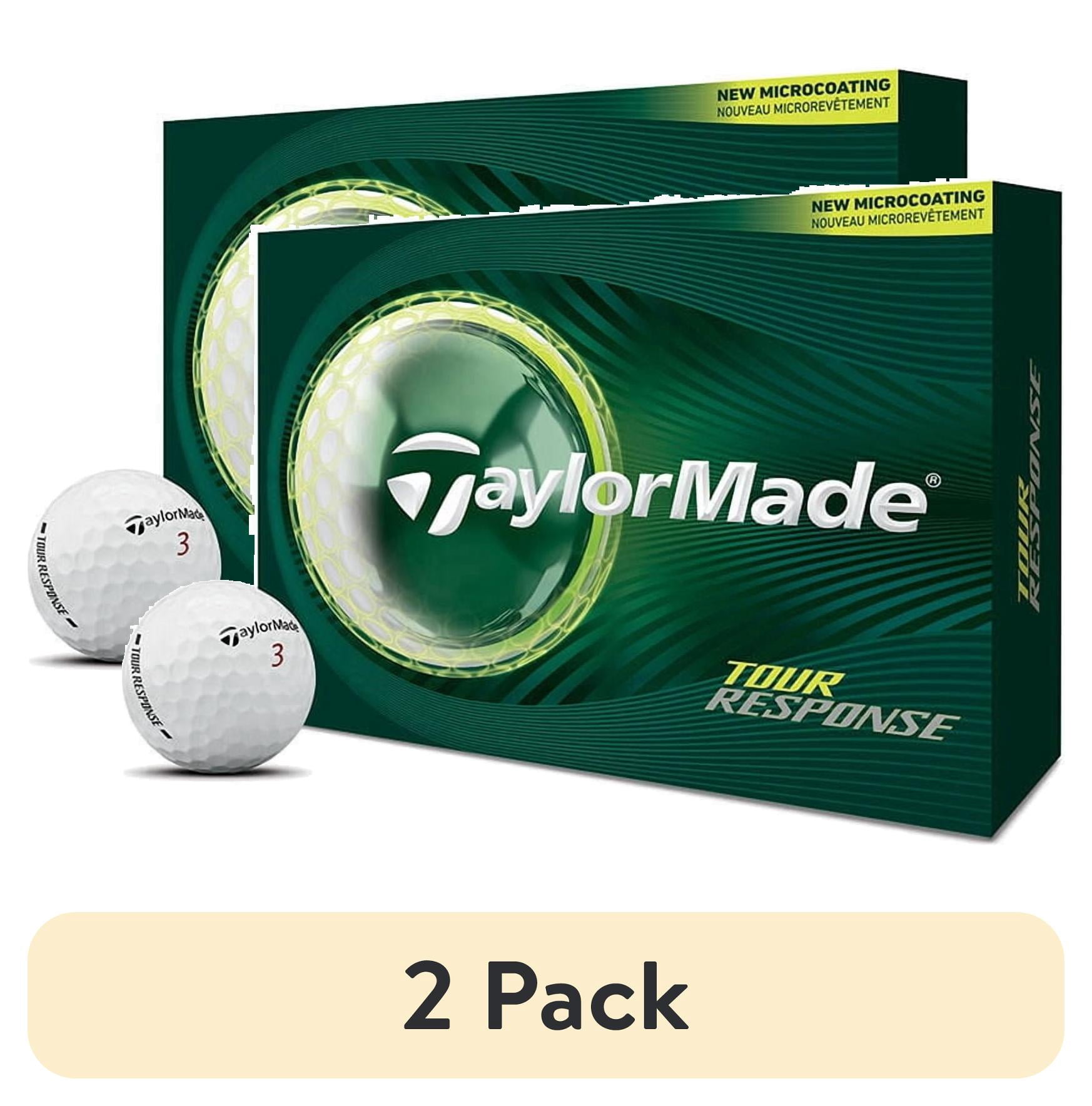(2 pack) TaylorMade 2026 Tour Response Golf Balls 12pk, White