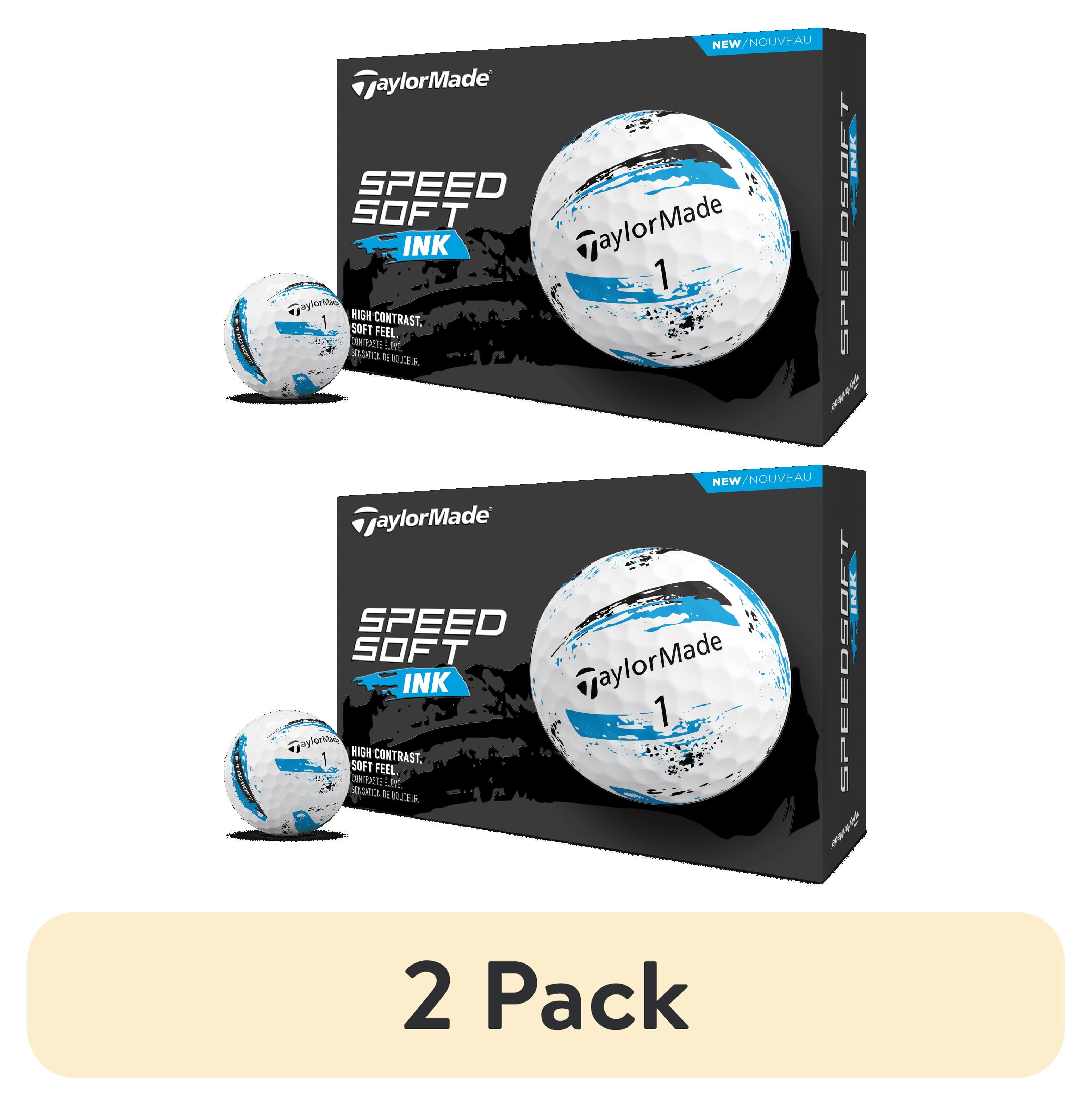 TaylorMade SpeedSoft Ink 12pk Golf Balls, Multi - Walmart.com