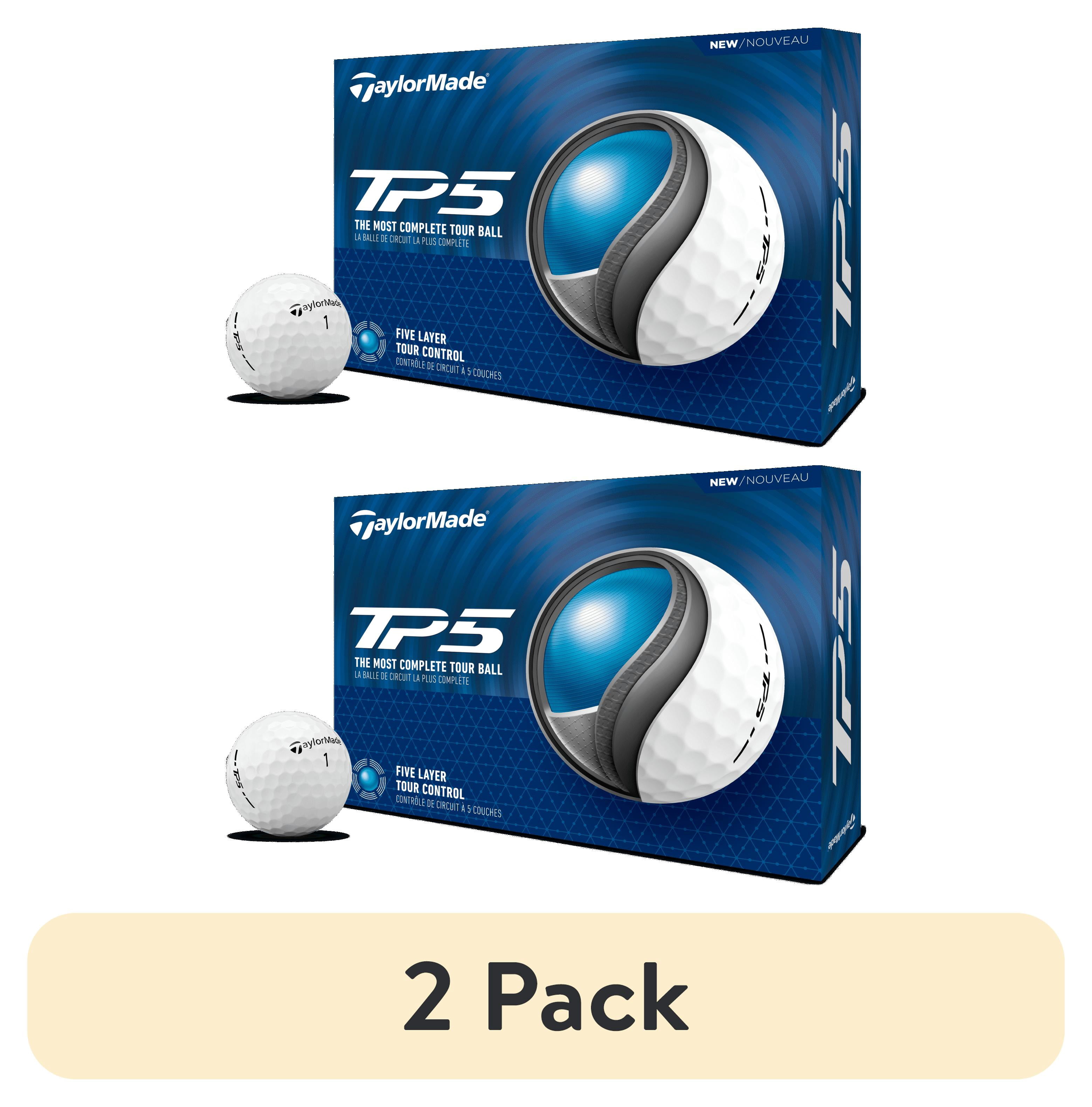 TaylorMade TP5 STRIPE ゴルフボール 12個入り×2箱 2 pack) TaylorMade TP5 Golf Balls 12pk, White - Walmart.com