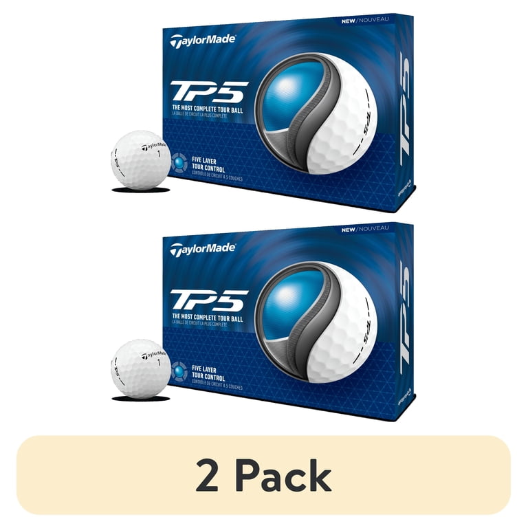 TaylorMade TP5 ゴルフボール 2ダースセット 2 pack) TaylorMade TP5 Golf Balls 12pk, White - Walmart.com