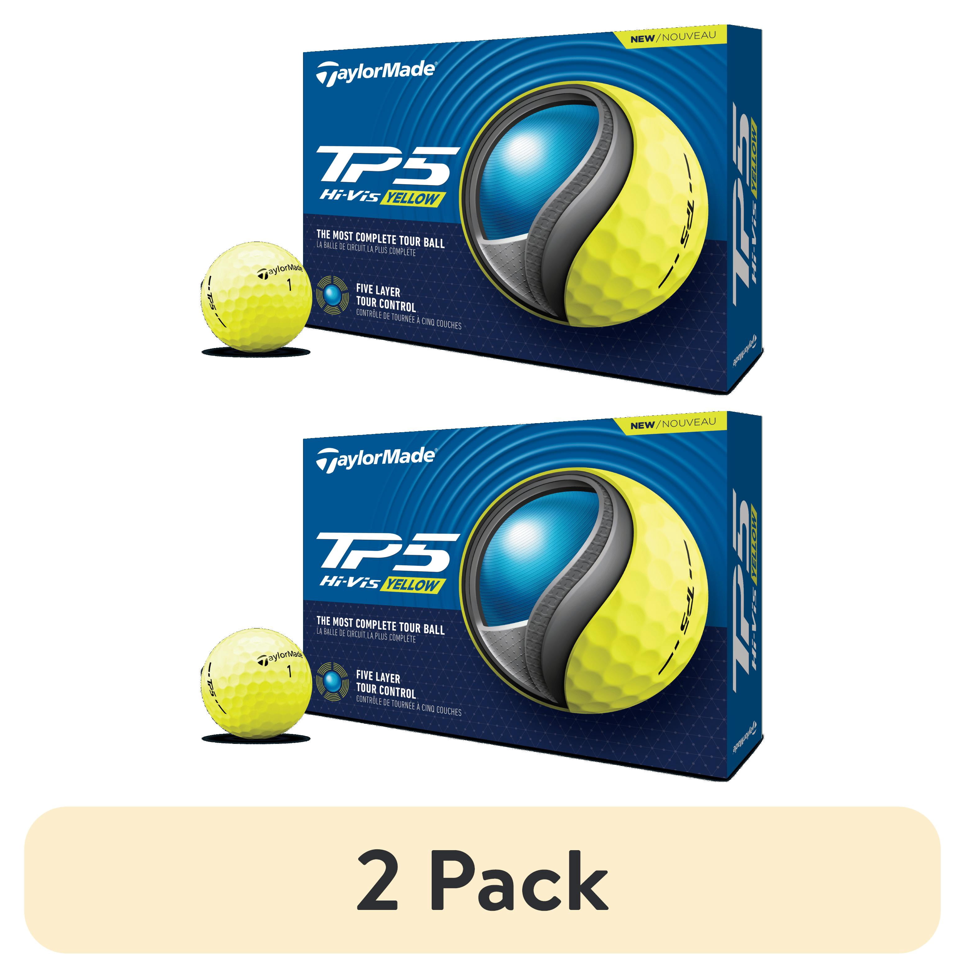 TaylorMade TP5 pix Hi-Vis Yellow 2ダース 2 pack) TaylorMade TP5 Yellow Golf Balls - Walmart.com