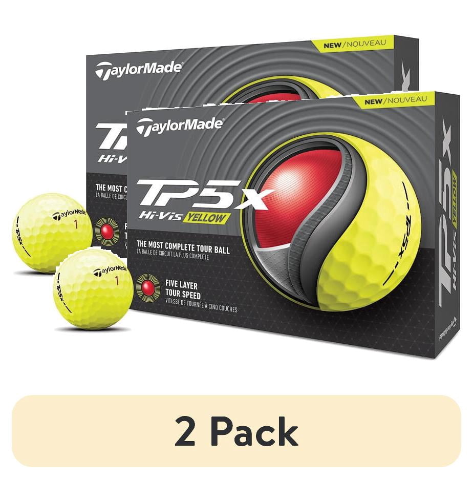 TaylorMade TP5X ゴルフボール 4ケース 2-pack-TaylorMade-TP5X-Yellow-
