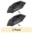 thumbnail interactive-video image 1 of (2 pack) Taylormade Vortexvent Compact Golf Umbrella, 47-inch, Black, 1 of 6